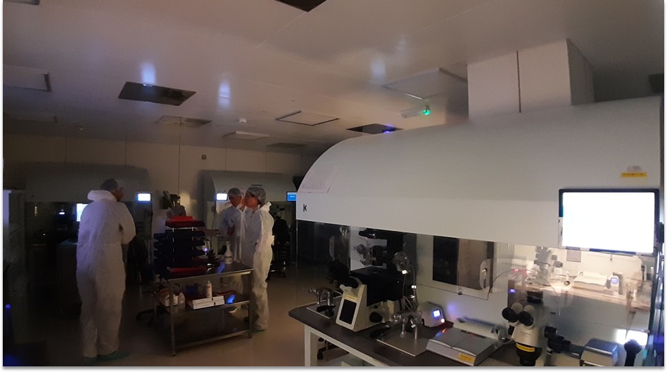 IVI Middle East fertility lab, Abu Dhabi — designed by a.ex atelier